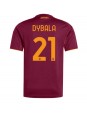 Billige AS Roma Paulo Dybala #21 Hjemmedrakt 2025-26 Kortermet
